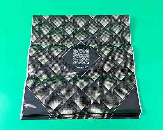 Полиэтиленовый пакет (40х40) с пластиковой ручкой