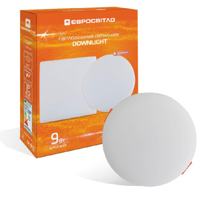 Светильник точечный Євросвітло LED-R-100-9 4200К без рамки Винница - изображение 1