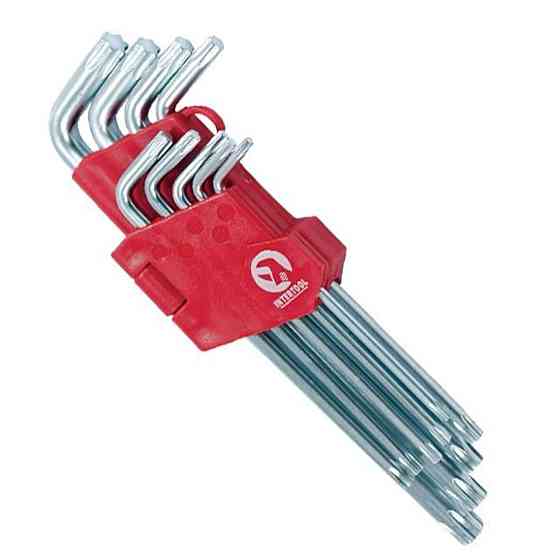 Набор ключей Г-образных X 9 шт, Т10-Т50, Cr-V, Big Мукачево