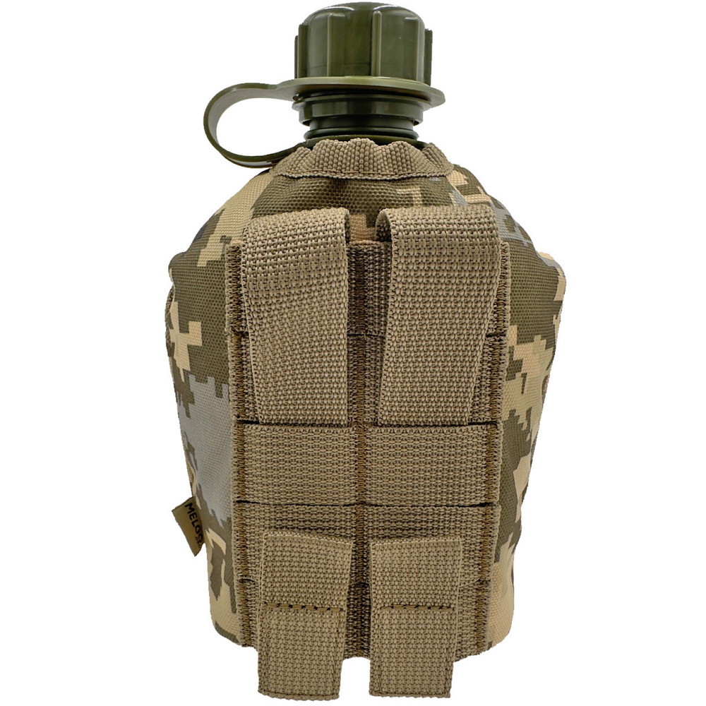 Фляга армійська 1л в чохлі Molle Піксель (фляга тактична польова індивідуальна) Киев - изображение 7