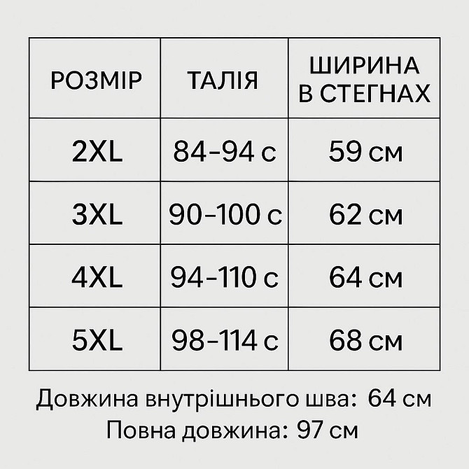 Брюки жіночі Gritana 237 з екошкіри МОМ на резинці великі розміри чорні, чорний, 4XL Київ - фото 5
