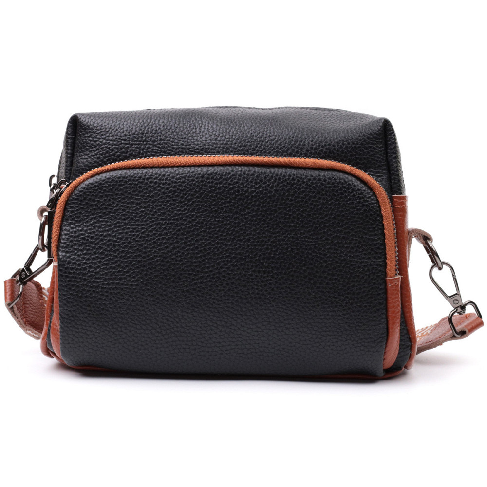 Сумка для женщин на каждый день из натуральной кожи Vintage 22588 Черный Киев - изображение 5