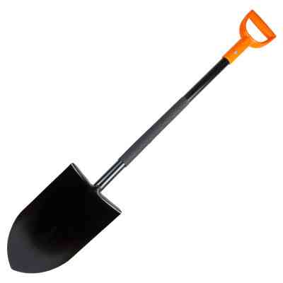 Лопата Flora штикова з металевою ручкою 365x210x1170мм 2.1кг (5045244) Вінниця