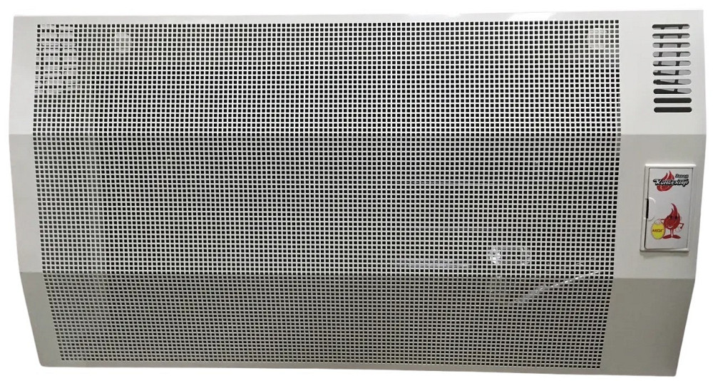 Газовий конвектор АКОГ 100-СП з сталевим теплообмінником обігрівач 10 кВт до 100 м2 з італійською автоматикою EuroSit + димохід Тернопіль - фото 1