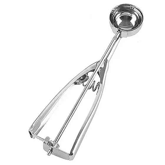 Zhongjing Кругла ложка для морозива 21×6.5×3.5 см з нержавіючої сталі HP-19-20-5.4x21.3CM Київ