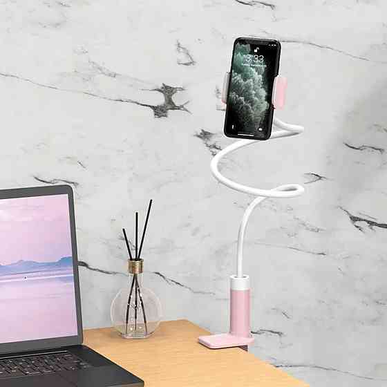 Тримач кріплення підставка для телефону смартфону HOCO PH23 Balu mobile phone stand Pink White 6931474719416 Одеса