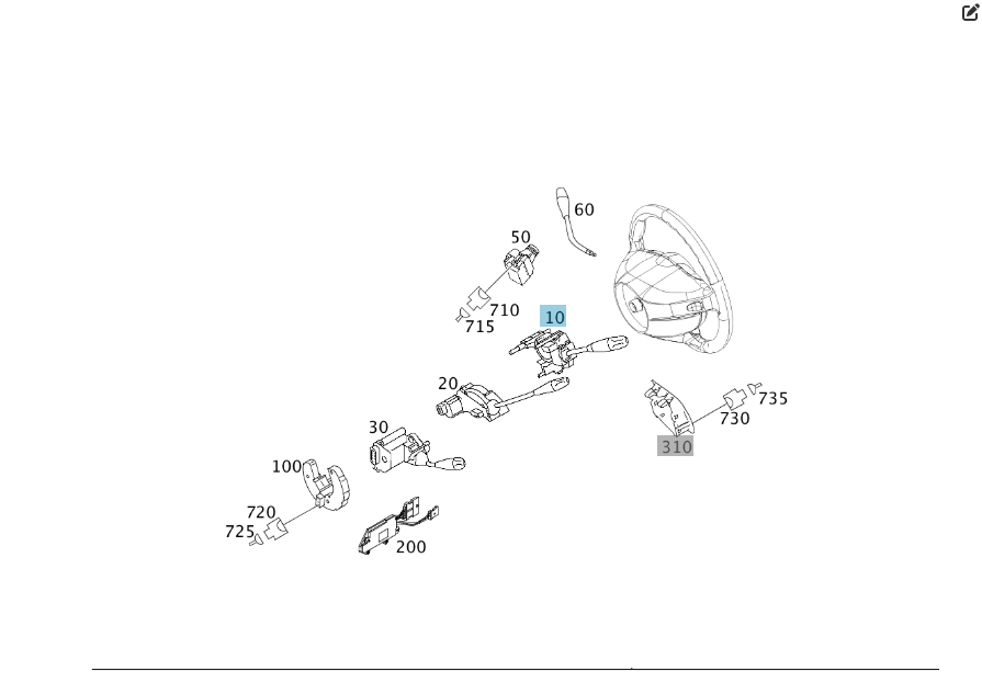 Mercedes-Benz  A0005452410 Підрульовий перемикач поворотів і склоочисника CL C215 S-class short W220 SLR McLaren C199 SL R230 S-class long V220 Одесса - изображение 5