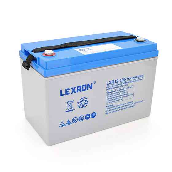 Аккумуляторная батарея Lexron LXR12-105 GEL 12V 105AH DEEP CYCLE (330 x 171 x219) 30 kg Киев