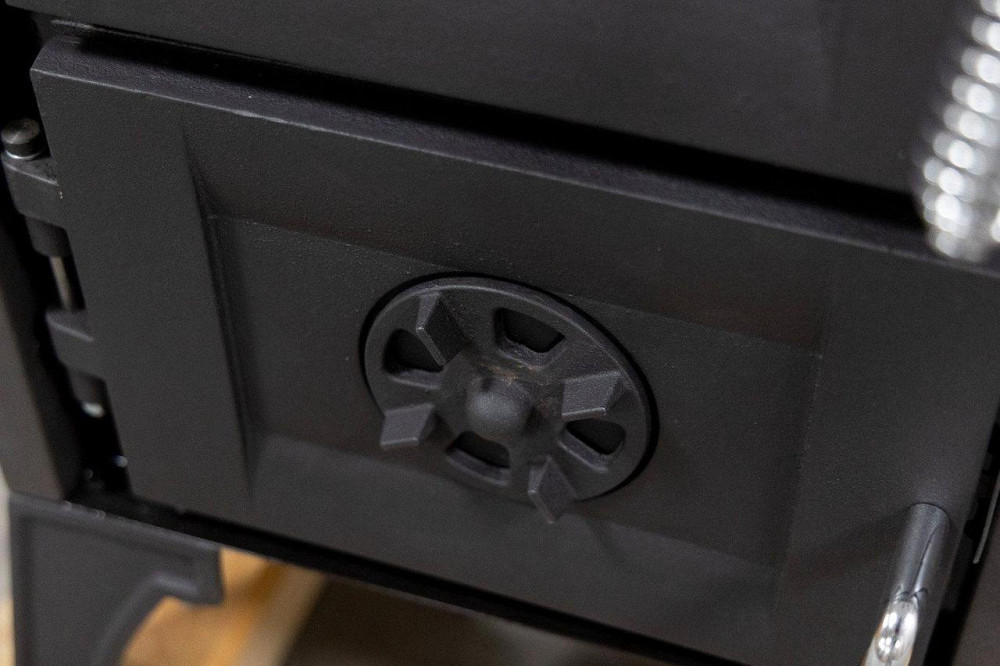 Піч-кухня чавунна Hosseven 4013 з духовкою та варильною поверхнею 8 кВт до 60 м2 опалювально-варильна піч на дровах Туреччина Тернопіль - фото 9