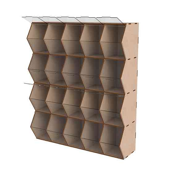 Диспенсер EKOSTAR для цукерок, снеків, горіхів, круп на 20 комірок Київ