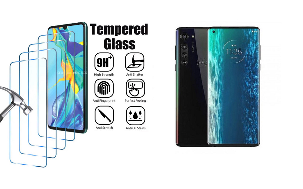 Захисне скло ArmorGlass для Motorola Edge 5G XT2063-3 – стійке до подряпин та ударів Київ - фото 1