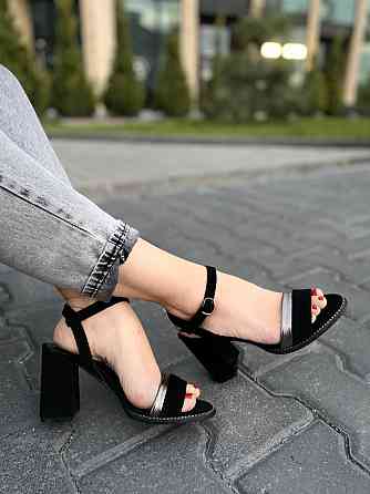 Nivelle Босоніжки жіночі NIVELLE 1896/8010-8048 чорні (літо, замша натуральна) (3699) Коломия