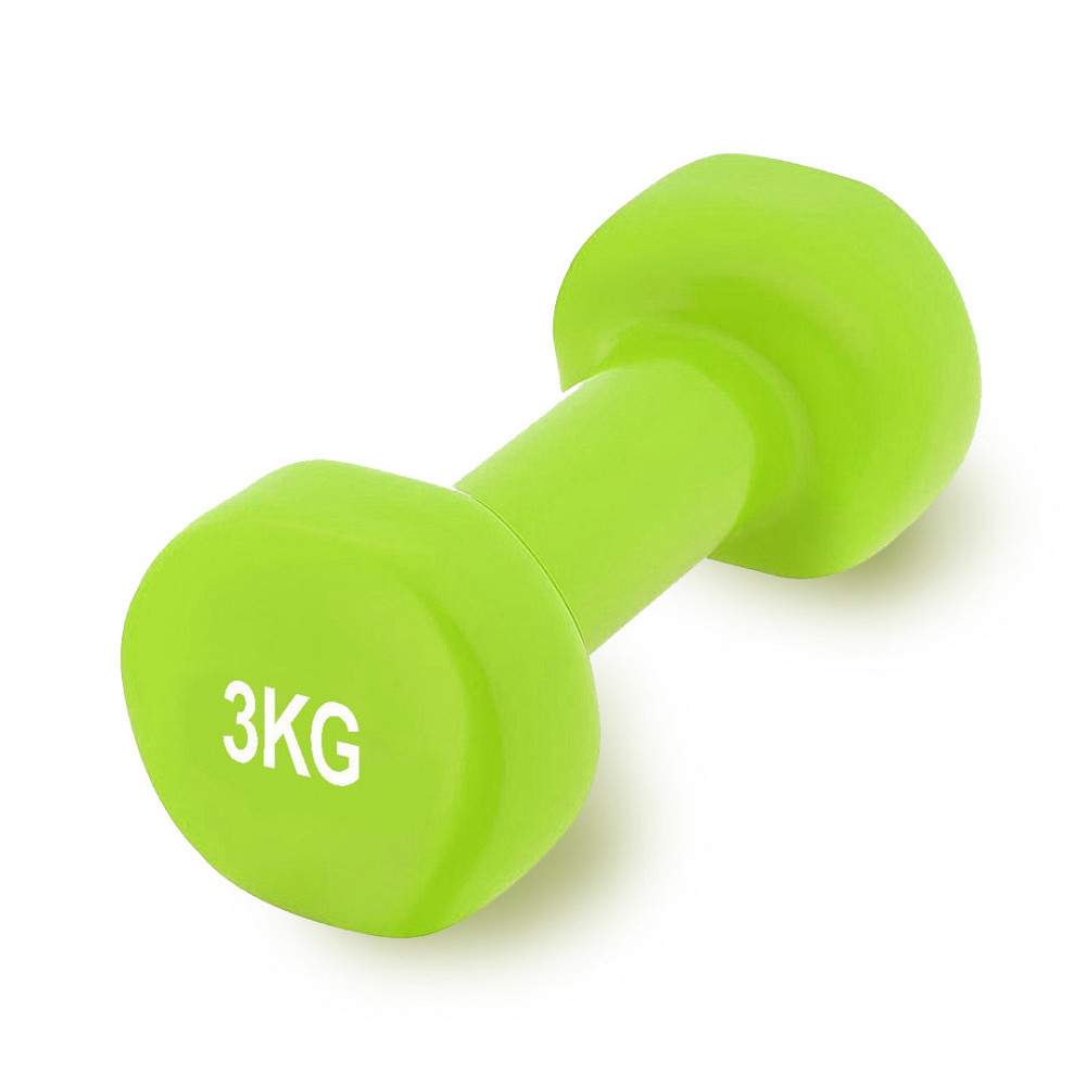 Гантель вінілова PowerPlay 4125 Achilles 3 кг. Зелена (1шт.) Каменское - изображение 2