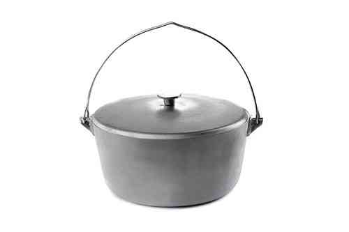 Алюмінієвий котел з кришкою та дужкою 8 л, діаметр 278 мм СИЛА Харків