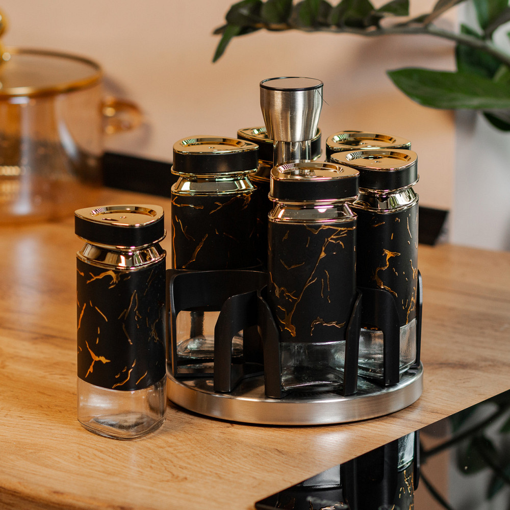 TS Kitchen Набір баночок для спецій 6 шт по 120 мл Київ - фото 5