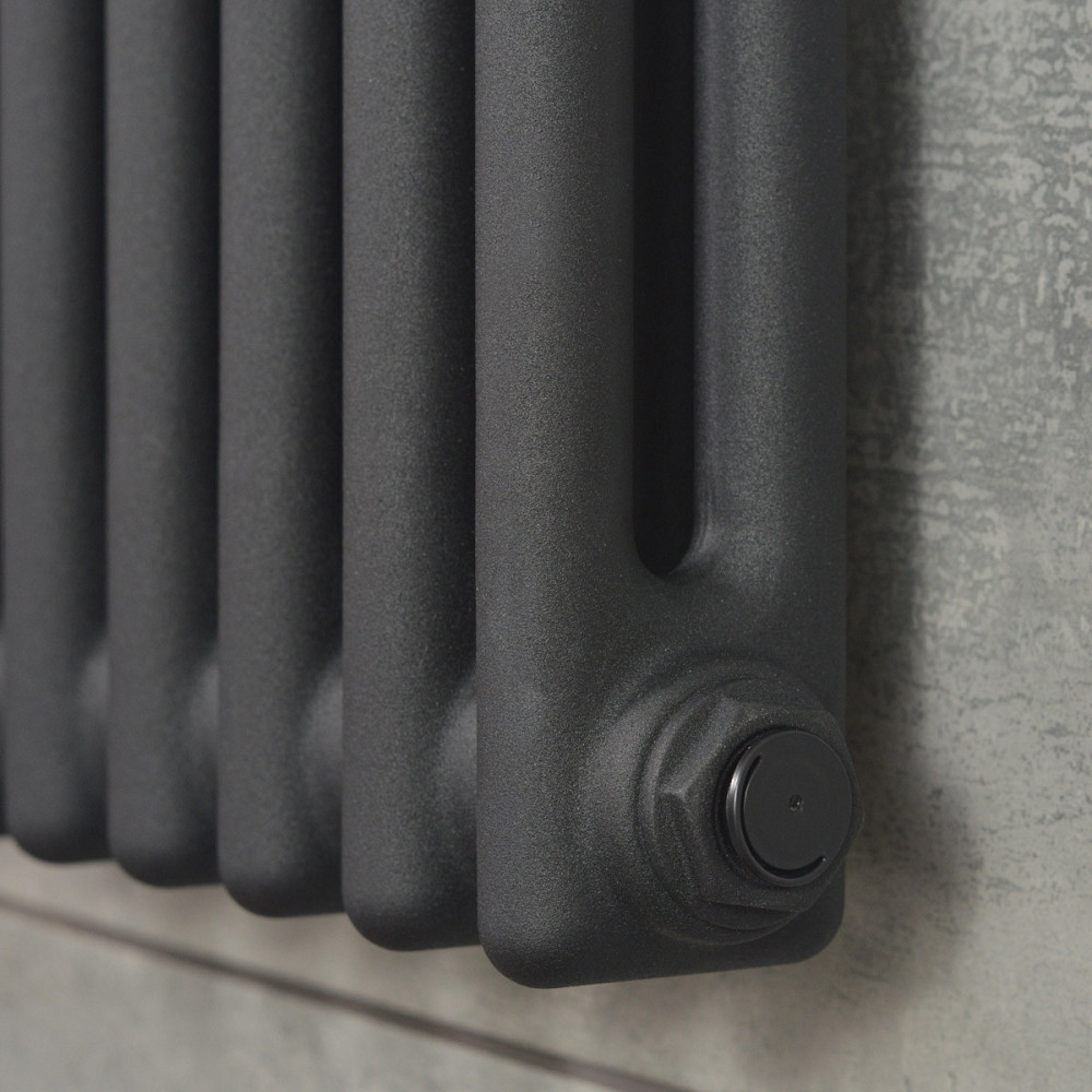Вертикальний радіатор Calidum 2-8 380х1800, anticor, чорний муар Київ - фото 7