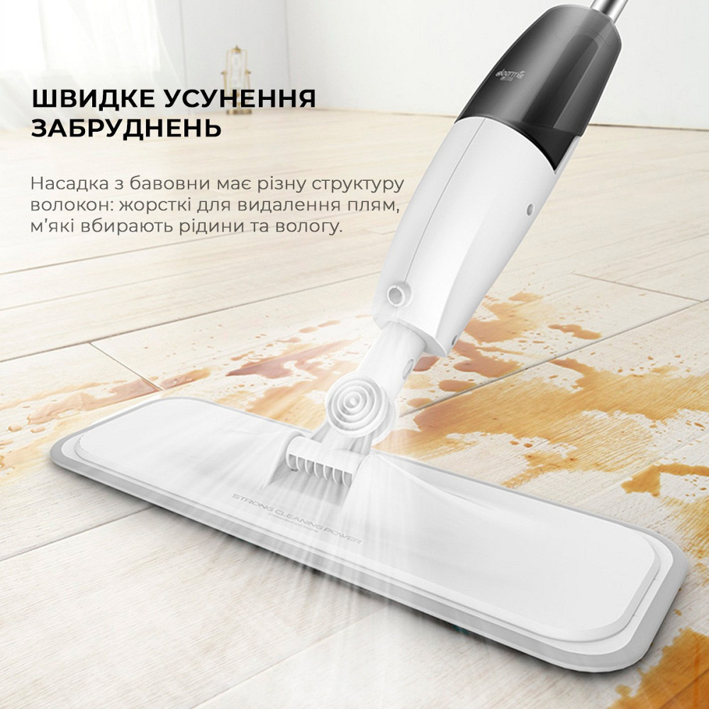 Швабра Xiaomi Deerma Spray Mop White (TB500)_ ( Швабра ) Харків - фото 19