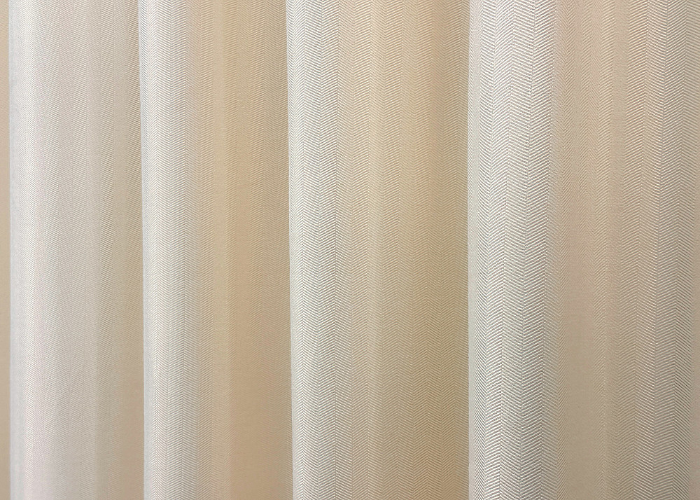 Комплект готових штор VR-Textil Жакард № 1735ш Кремовий 150х270 см 2 шт (33-0703) Київ - фото 7