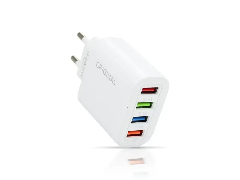 Зарядний пристрій 220В 3,5А USBx4 Original 36-2 – швидка та універсальна мережна зарядка для смартфонів і гаджетів Одеса - фото 2