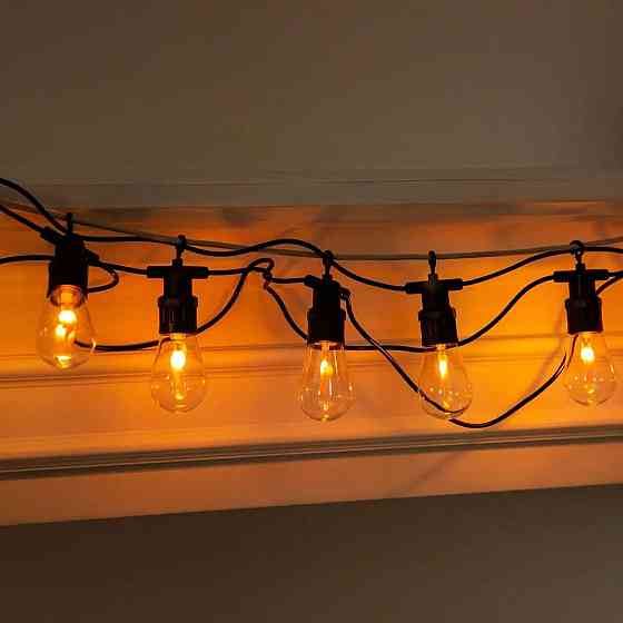 Ретро гирлянда на вулицю 10 LED ламп 5 м Київ