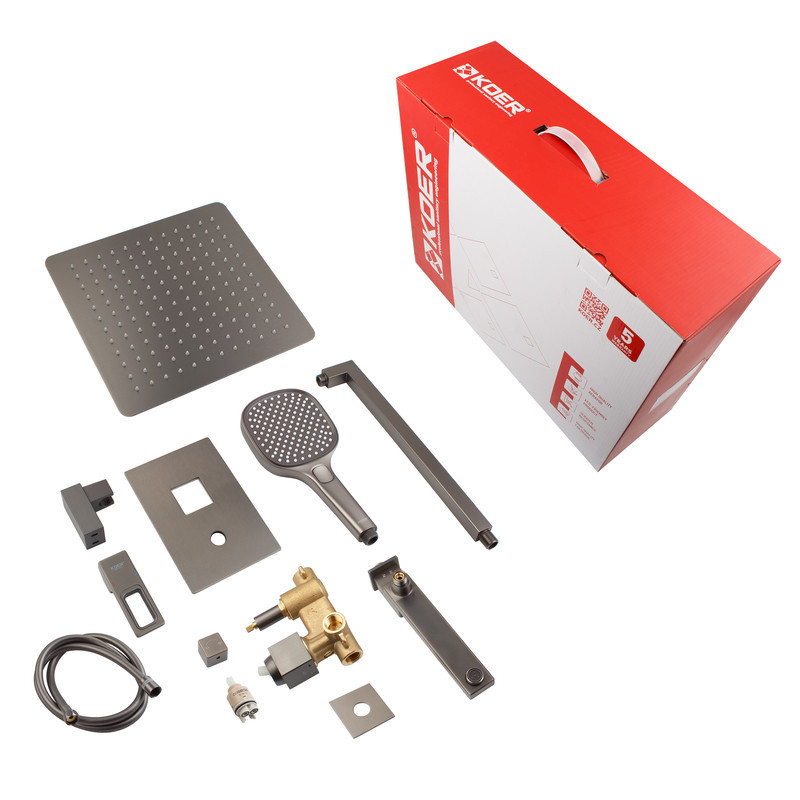 Душова система вбудована KOER KB-66009-07 3 функціі (Колір графіт) (KR5991)   ( 29344 ) Харків - фото 9