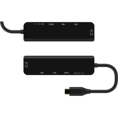 Концентратор XoKo AC-405 Type-C to HDMI+USB 3.0+USB 2.0+Type-C (XK-AC-405) Винница