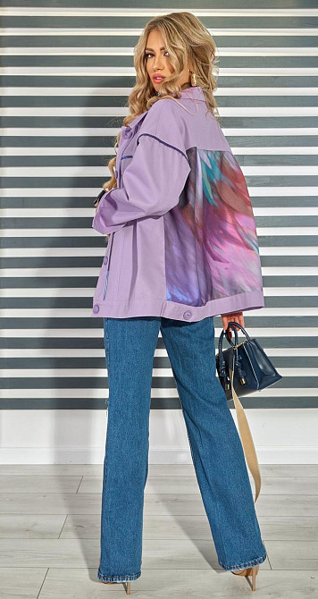 Джинсова куртка з графіті (46) Київ - фото 8