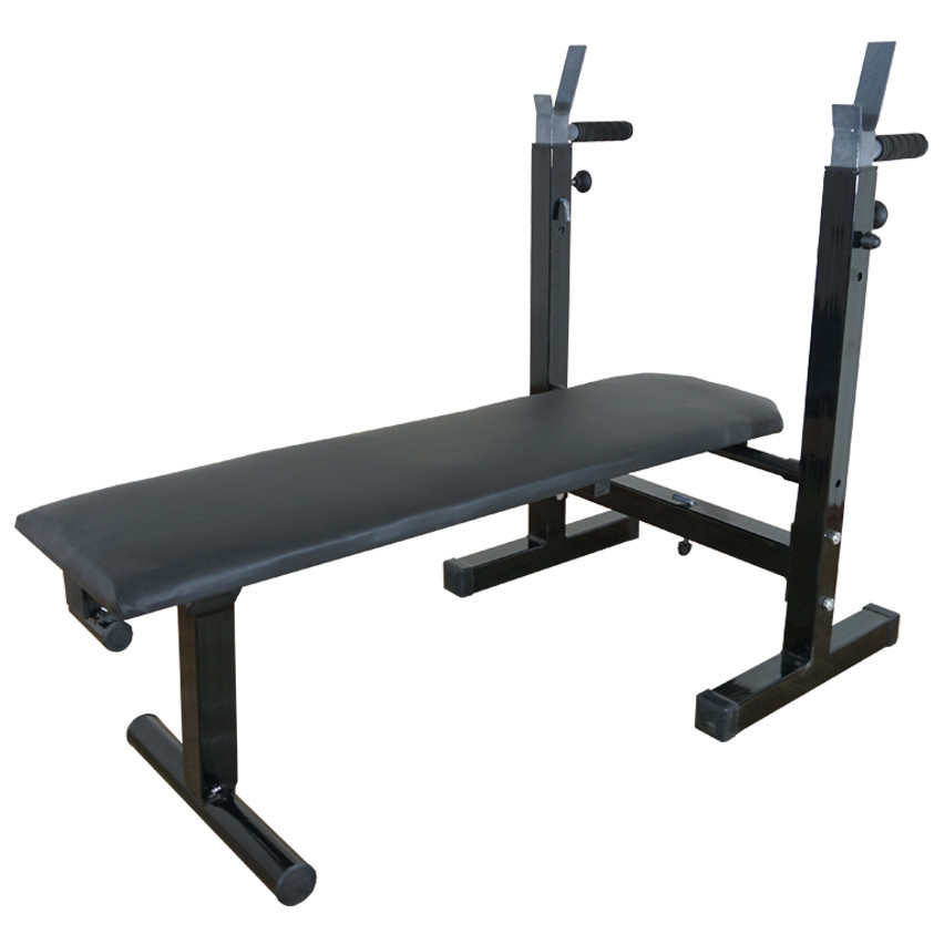 Скамья для жима до 250 кг со стойками под штангу и брусьями Киев - изображение 1