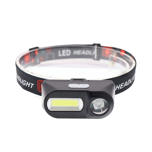 Налобний ліхтар, ліхтарик акумуляторний 18650 MicroUSB 10Вт XPE COB 280лм Вінниця - фото 1