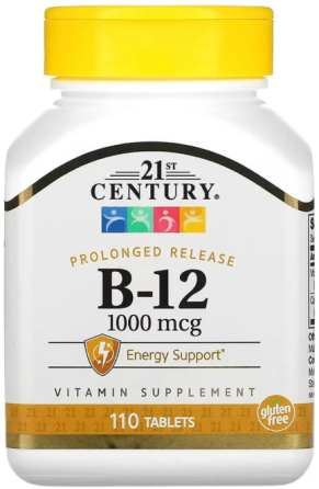 Витамин Б12 21st Century B12 1000 mcg 110 таб Киев