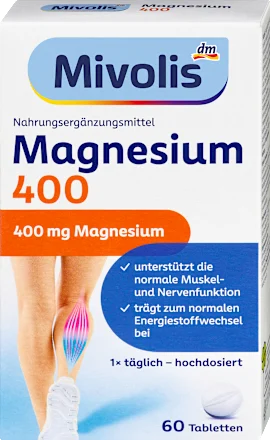 Mivolis Magnesium 400 Tabletten 60 st Мивонус Магний 400 Львов