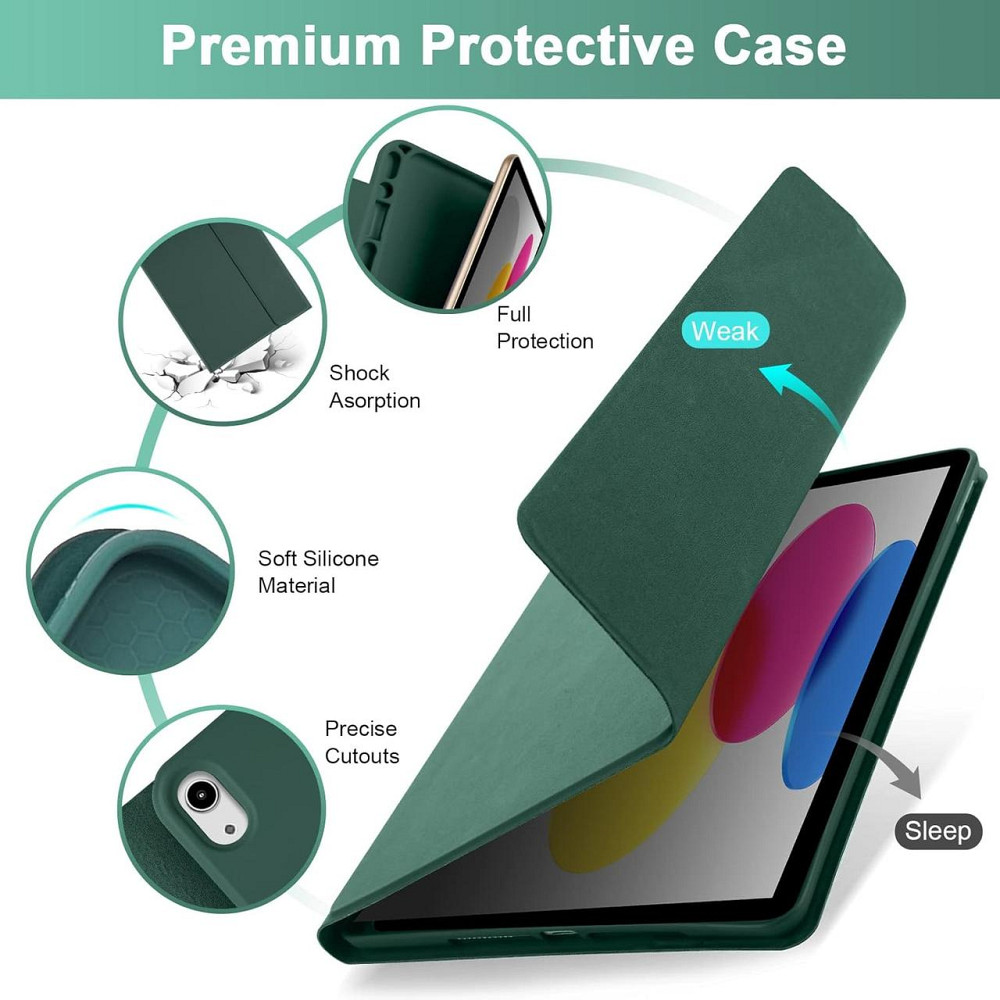 Чохол клавіатура для iPad A16 2025/iPad 10-го покоління (2022) A2696 / A2757 / A2777 Дніпро - фото 6