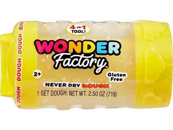 Масса для лепки не засыхает, Мир цвета и формы, ассорти 595120 ТМ WONDER FACTORY Киев