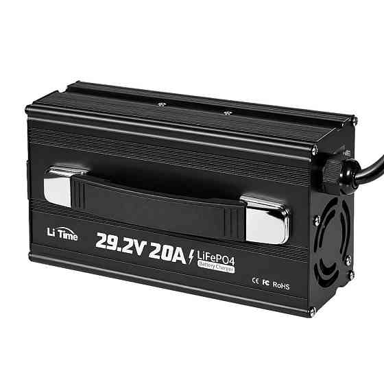 Зарядний пристрій для акумуляторних батарей LiFePO4 29.2V/20A LiTime L24V20A-BCHA-X (44-00539) Киев