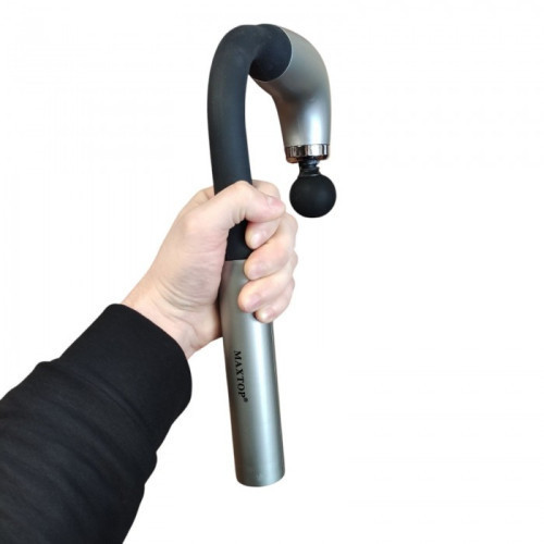 Аккумуляторный U-образный  массажер  для тела  и мышц, ручной, 4 насадки Maxtop MP-930 Одесса - изображение 2