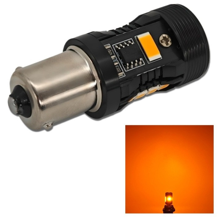 Комплект светодиодных ламп StarLight LED SL-CB7 CANBUS PY21W BAU15S AMBER 12V Харьков - изображение 9
