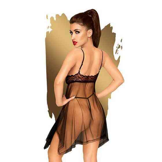 Бэби-долл с ажурным браллетом и ассиметричным подолом Penthouse - Naughty Doll Black S/M Sex Aura Киев