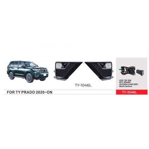 Додаткові фари для Toyota Prado FJ150 2020+, модель TY-1046A, H11 12В 55Вт з електропроводкою Харків - фото 2