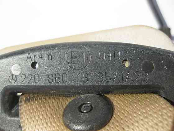 Mercedes-Benz  A2208601685 1A23 Ремінь безпеки задній центральний бежевий S-Class W220 Одеса