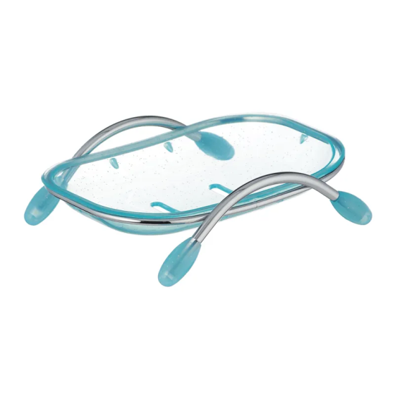 Мильниця настільна Zerix LR334 (пластик синій) (ZX2703) Київ