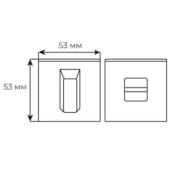 Накладка Tupai 801-03 вж хром світлий Київ