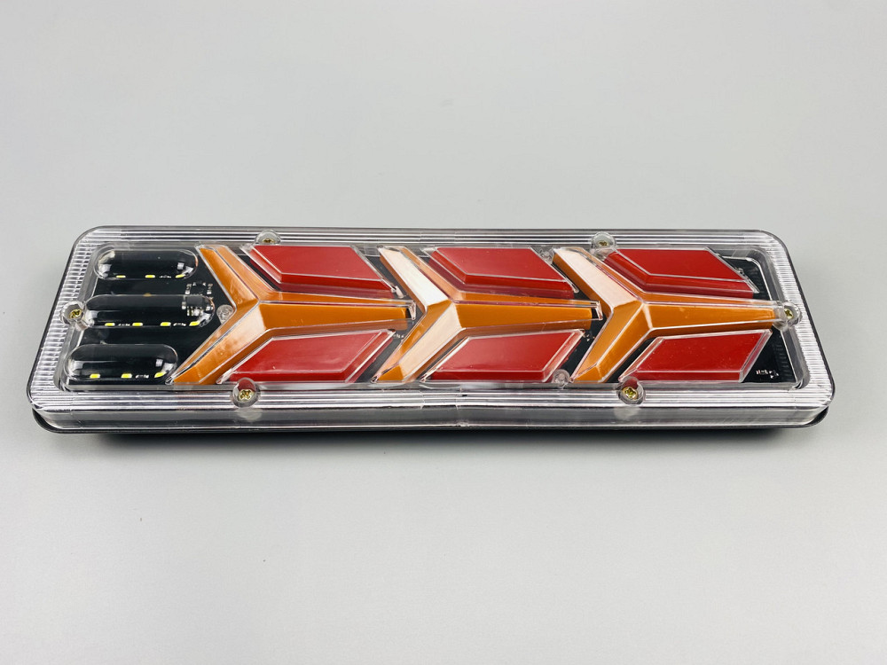 Багатофункціональний задній ліхтар для вантажівки світлодіодний ходовий ліхтар з динамічним індикатором Мукачево - фото 1