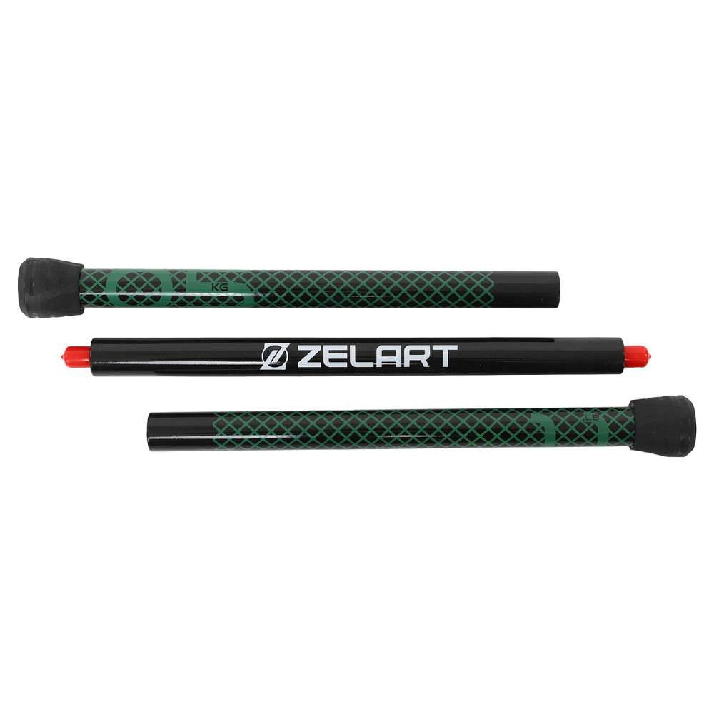 Палиця гімнастична 3-секційна Бодибар Zelart 9994-5 вага 5 кг Київ - фото 4