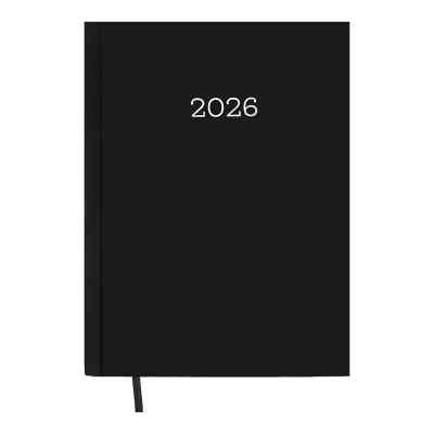 Тижневик Buromax датований 2026 MONOCHROME A5 чорний (BM.2160-01) Вінниця