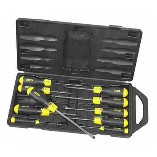 Набір з десяти викруток CushionGrip STANLEY 2-65-014 Коломыя - изображение 1