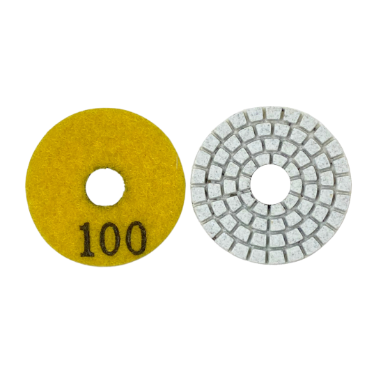 Круг алмазний шліфувальний на липучці 100мм, зерно 150 (черепашка) Харків