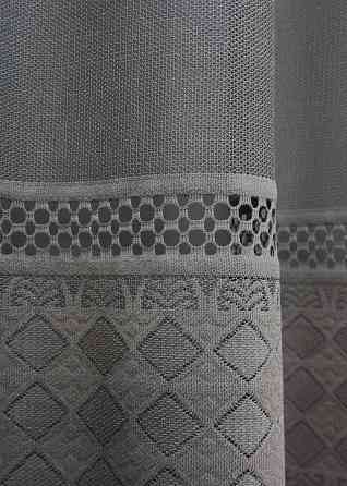 Тюль VR-Textil 1641т Greta Жаккард Графитовый 300х270 см (42-0603) Киев