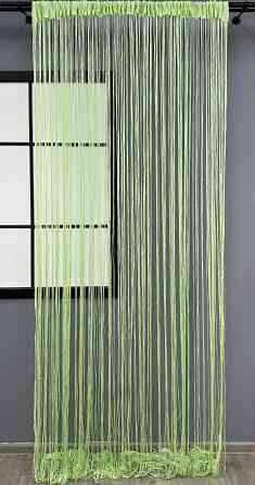 Шторы-нити с люрексом Салатовый 300х300см 1 шт (61-107) Киев