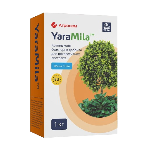 Добриво для декоративно-листяних рослин комплексне безхлорне 1кг Весна-Літо Yara Mila Житомир