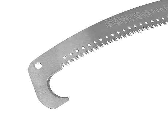 Пилка садова "John Gardener" вигнута з гаком на дерев'яний держак Стрый